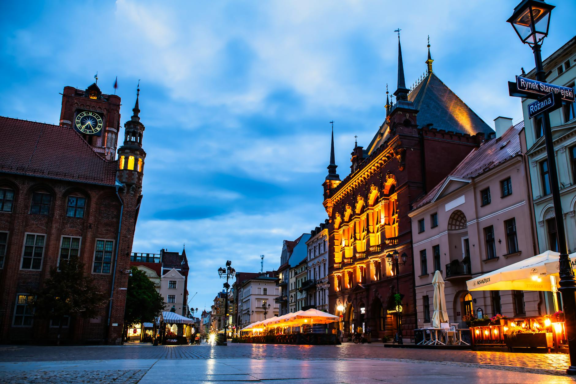 Mapa Wąbrzeźna z zaznaczonymi terenami przemysłowymi i rolniczymi